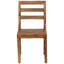 Chaise d'appoint en bois massif Kanwal