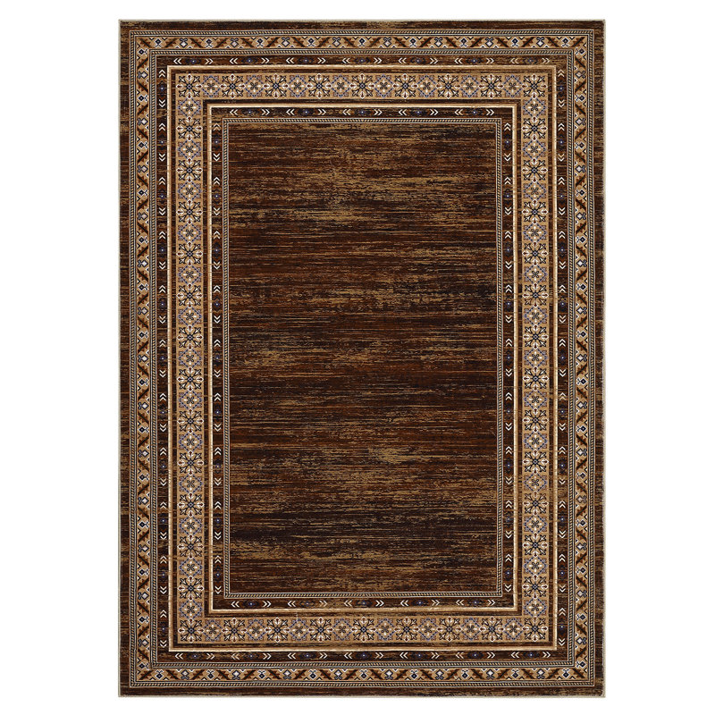 Washable Modern Rugs for Living Room Soft Geometric Area Rug Non Slip Stain Resistant Carpet, Rectangle 5' x 7'