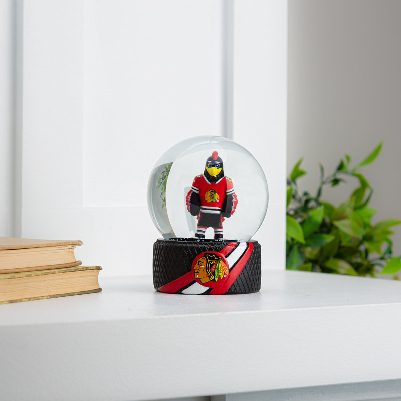 Sports Licensed 5" Mascot Water Snow Globe, Chicago Blackhawks