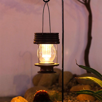 Aarnav 23.8 cm Solar Powered Outdoor Lantern
