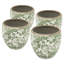 Vase en céramique avec motif floral