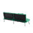 Futon Convertible Sofa Bed with Metal Legs-1586465014