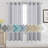 Hywell Soft Linen Plaid Semi-Sheer Grommet Curtain Panels-429486275-429486272