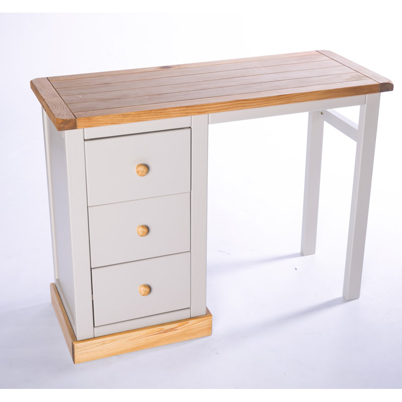 Englehart Writing Desk, Grey/Wood, Wood