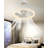 19.69" Crystal Ceiling Fan With Light  And Remote Control