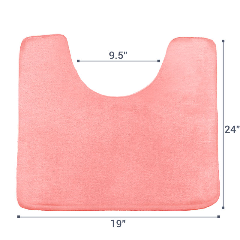 Tapis contour Ashland, Rose corail