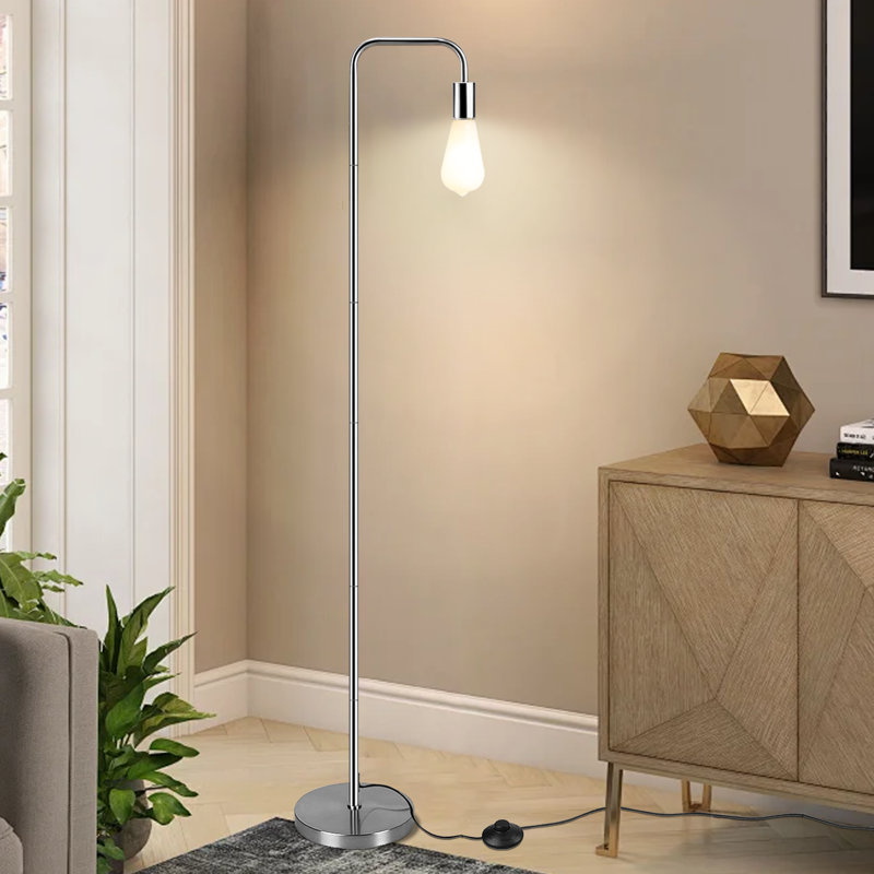 64.8'' Floor Lamp, Nickel
