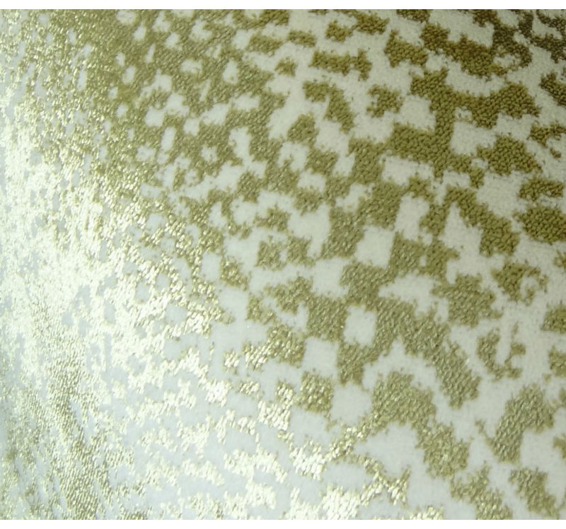 Housse et insert de coussin carré fait à la main Hidden World, H 18 po x l 18 po, Or