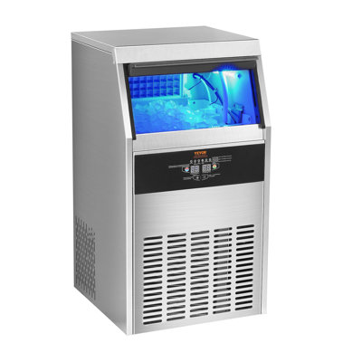 VEVOR 140 Lb. Daily Production Cube Clear Ice Freestanding Ice Maker