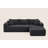 Boneless 108" Modern L-Shaped Sectional Sofa With Chaise Deep Seat Corduroy Upholstered Couch-405909559
