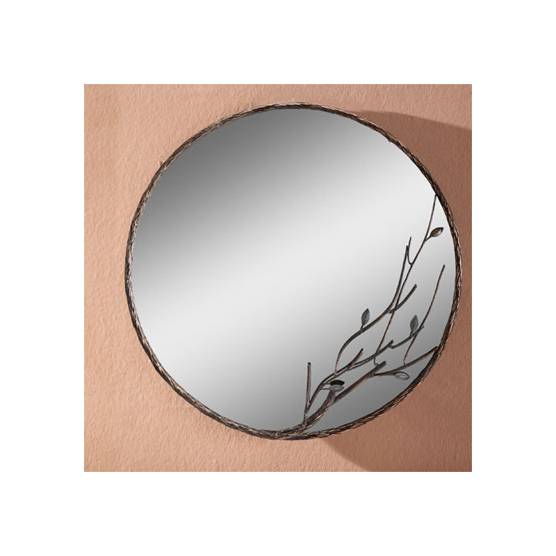 Twig Flat Metal Wall Mirror