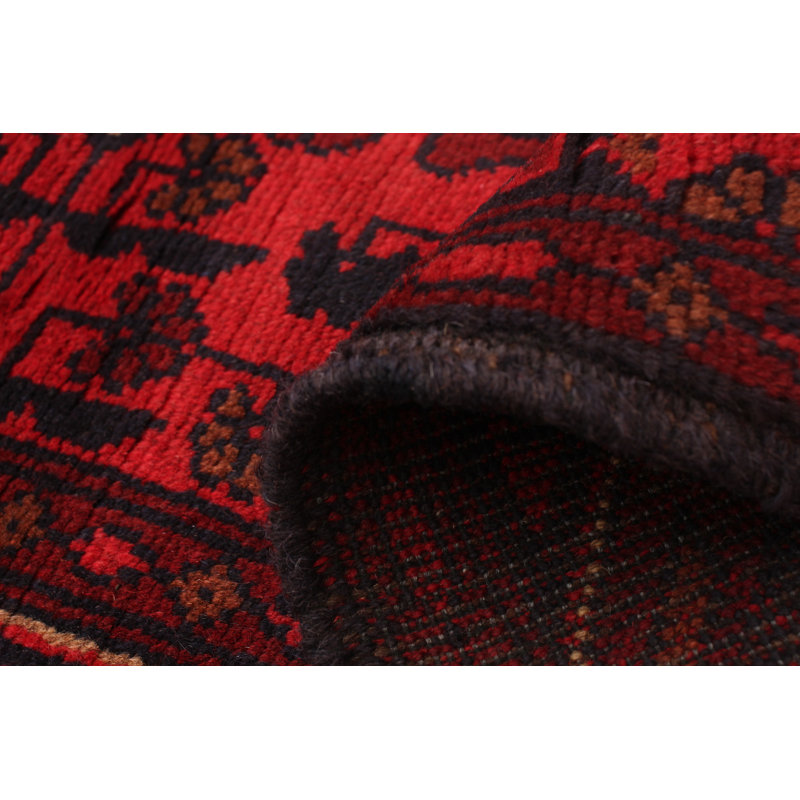 Tapis de zone en laine 5 pi x 6 pi 4 po noué la 2010s one-of-kind-the main esari turque Allaina