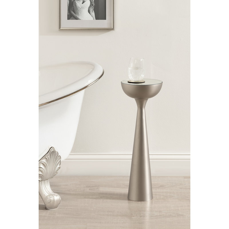 Estaban Tray Top End Table, Silver