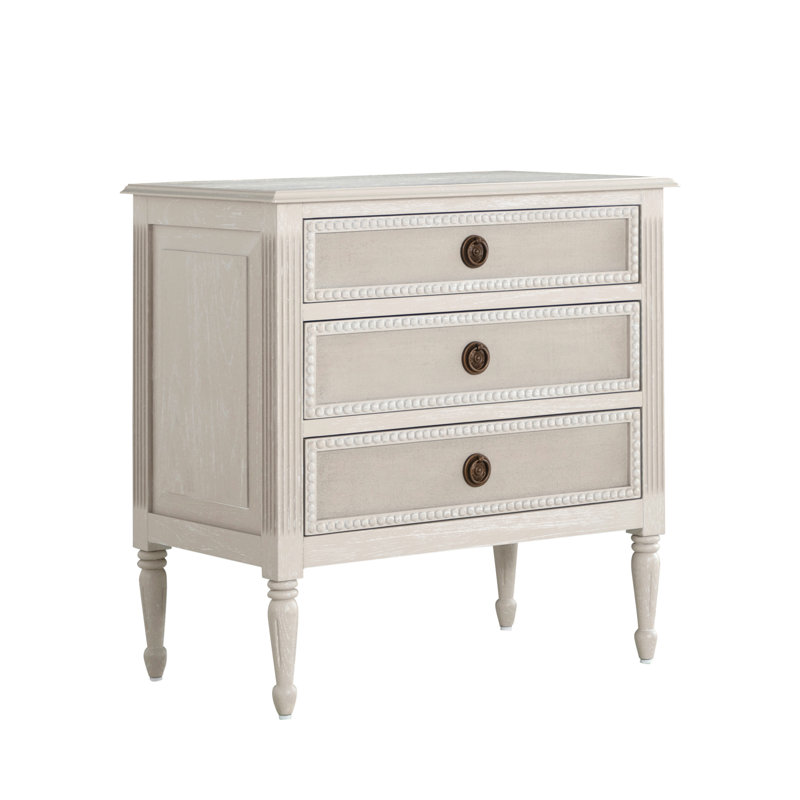 Table de chevet Caroline - Blanc