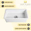 Évier de cuisine encastré blanc Los Flexi-111687795-111687797-111687796