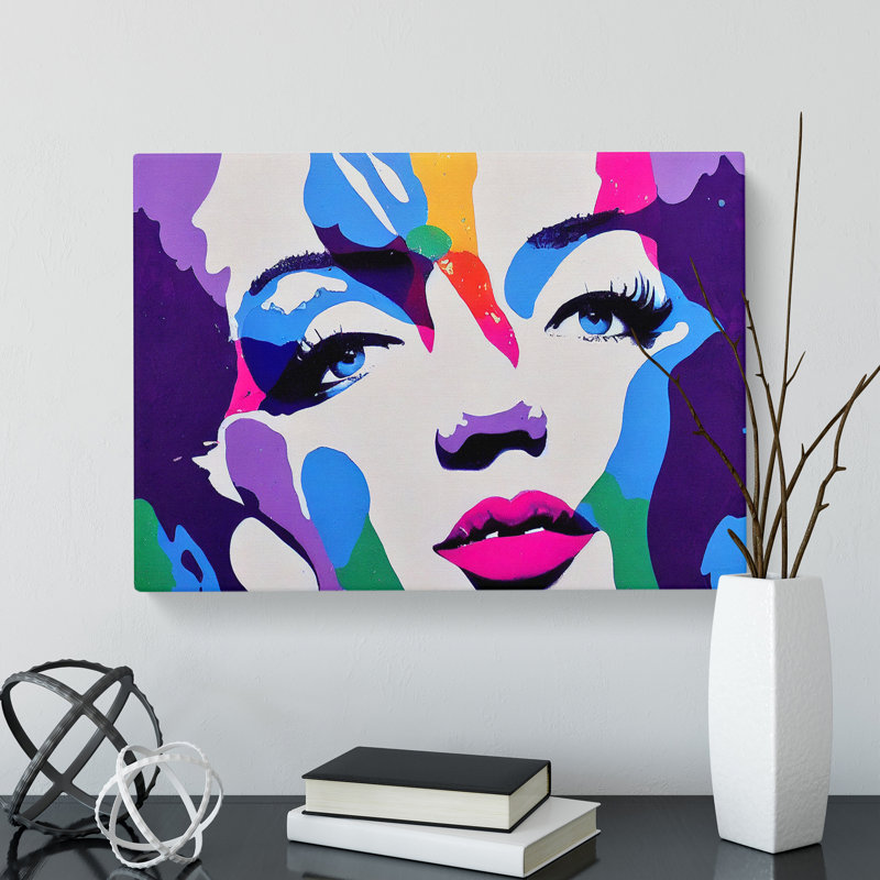 Pop Woman Vol.1 - Wrapped Canvas Print, 35cm H x 50cm W x 3cm D
