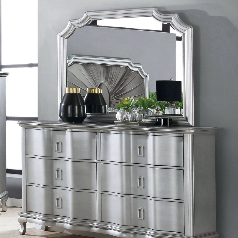 Miroir glam 47,7 ", argent