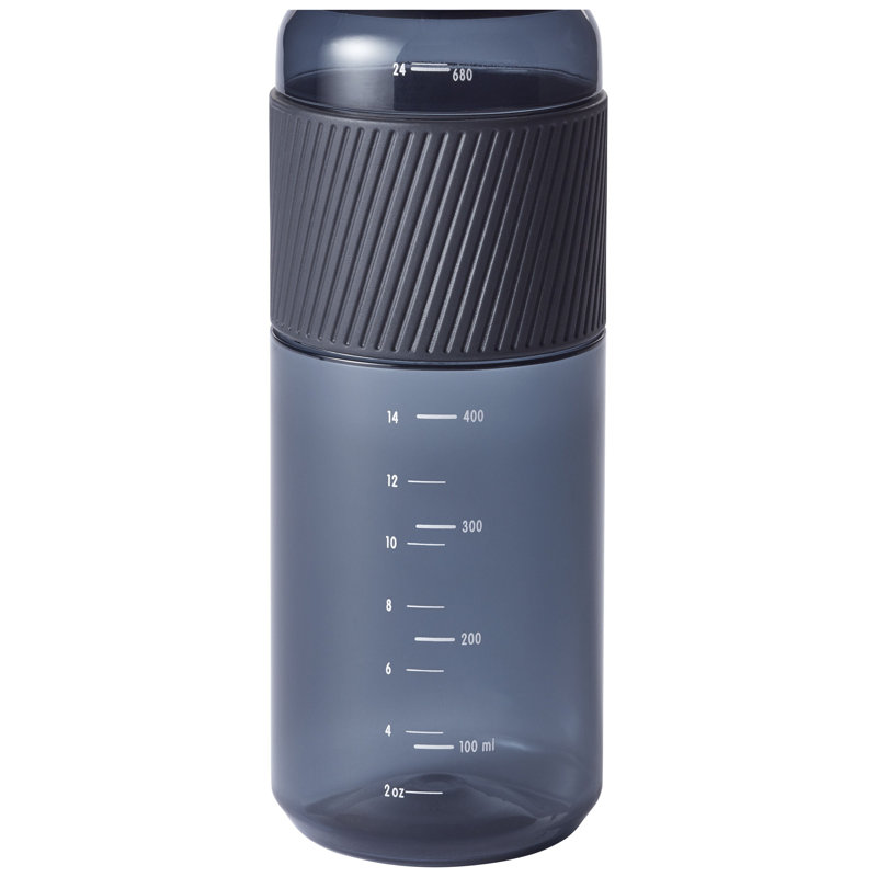 Tritan Plastic Water Bottle, Black Matte