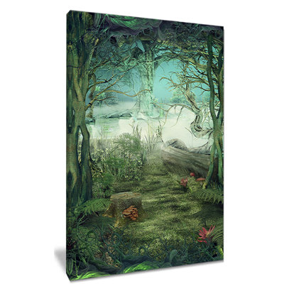 " Green Forest Glade "