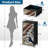 4 Drawer Dresser for Bedroom, Narrow Chest of Drawers, Wooden Top and Study Iron Frame 18"x37.5"-(WxH)