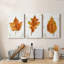 «Autumn Leaf Study I», ensemble de 3 toiles tendues-873596976