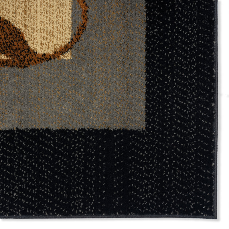 Calvo Geometric Indoor Rug, Rectangle 3'7" x 5'2"