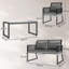 Estellar Metal 4 - Person Seating Group with Cushions-774647150-774647151