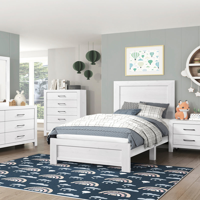 Commode de chambre à coucher avec 5 tiroirs