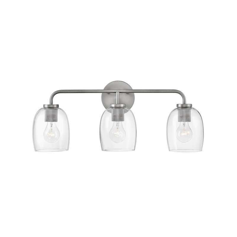 Attamore 3 - Light Dimmable Vanity Light, Silver