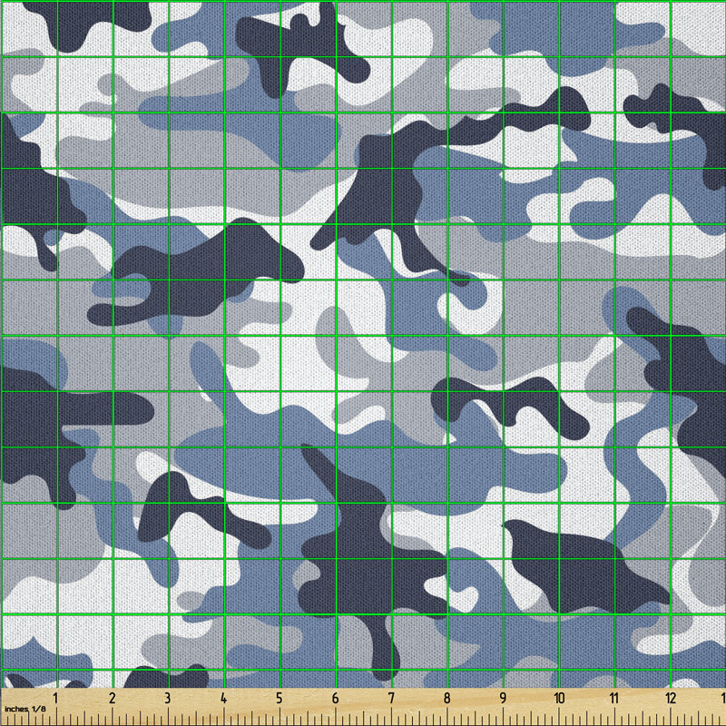 Daviyon Soft Colours Pattern Surreal Shapes Multi-Purpose Fabric