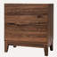 Double Door Sideboard, Dark Seadrift Tone, Mirror, Walnut, Removable Shelves, Flexible Storage Walnut , Space, Solid Wood Legs