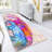 Floral Medallion Printed Rug with Soft Non Woven Fabric in Elegant Design Ideal for Home and Office-126242925
