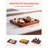 Serving Tray 17x12.2 Inch Acacia Food Serving Table Laptop Desk with Handles