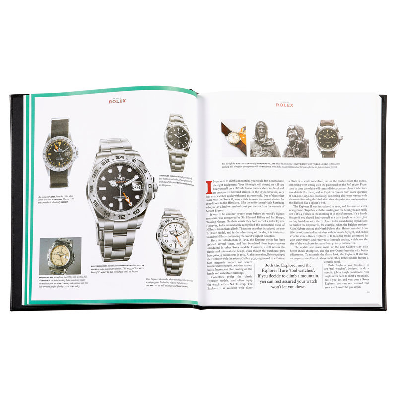 The Book Of Rolex Leather Bound Book