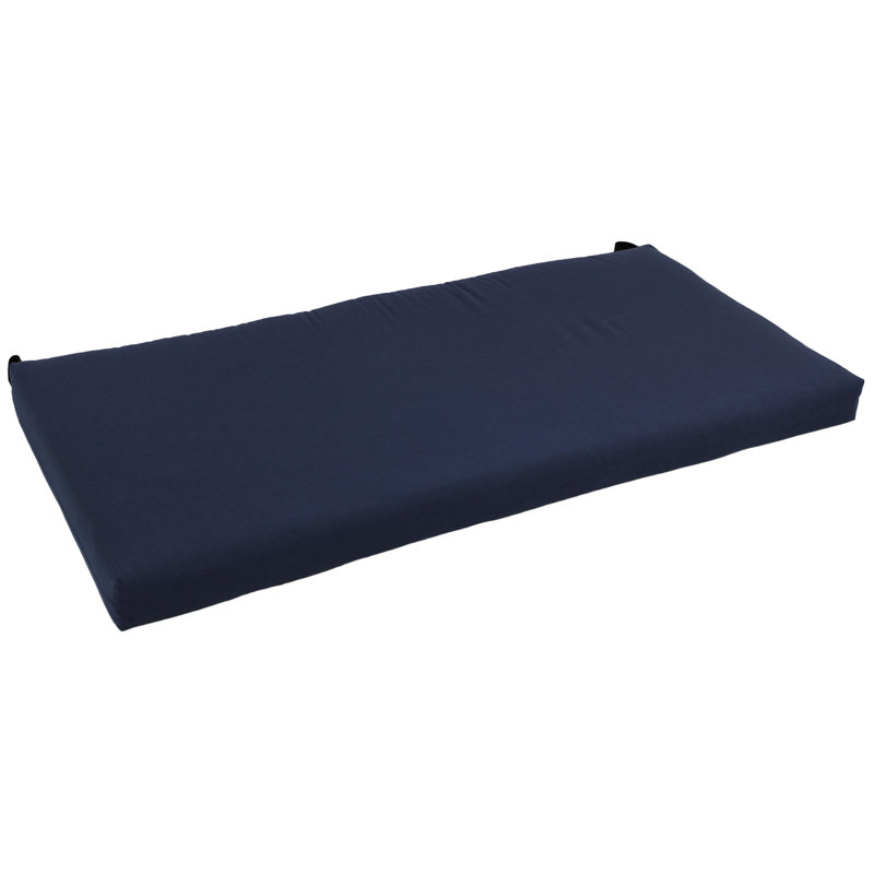 Outdoor 3'' Seat Cushion, Navy, 45" W x 19" D
