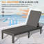 Ensemble de 2 chaises longues de piscine, dossier réglable à 6 positions, méridienne imperméable en résine pour patio, jardin et terrasse-1860251551
