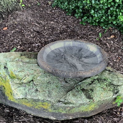 Bol Birdbath 19 po Birds and Beyond Dove Grey