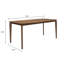 Ensemble de table de salle à manger rectangulaire, table de salle à manger de ferme avec pieds en bois massif et chaises à dossier à lattes Windsor pour cuisine / salle à manger / chambre d'amis-691036797-691036794-691036791