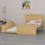 Structure de lit peu encombrante avec lit gigogne escamotable-162726330