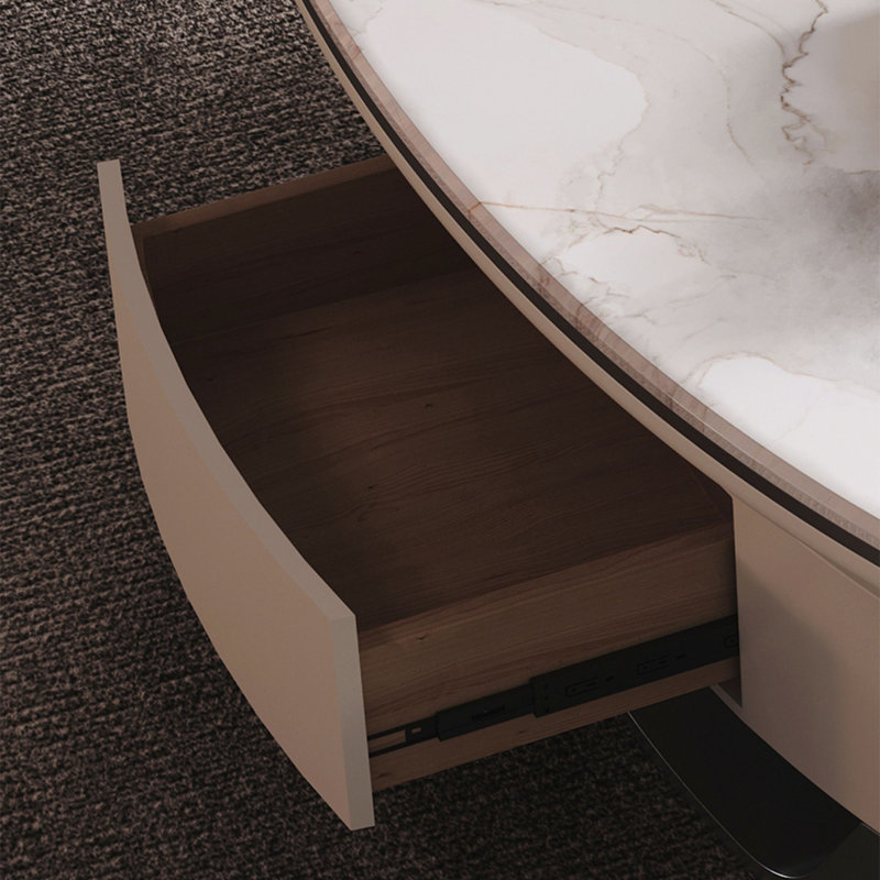 Table basse ovale en pierre, H 16,5 po x L 47,2 po x l 27,6 po