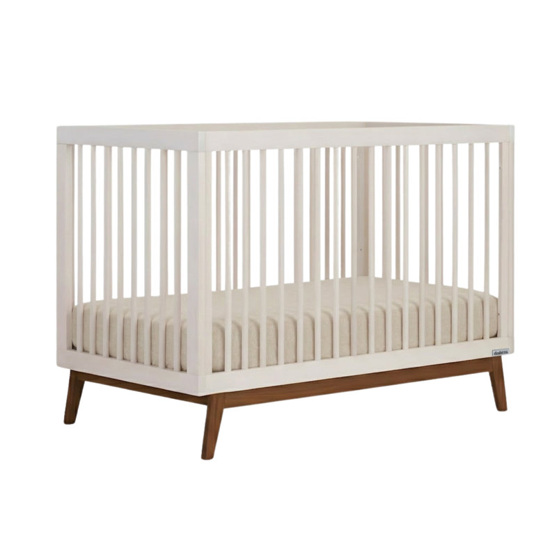 Soho 3-in-1 Convertible Crib, Almond Milk/Walnut