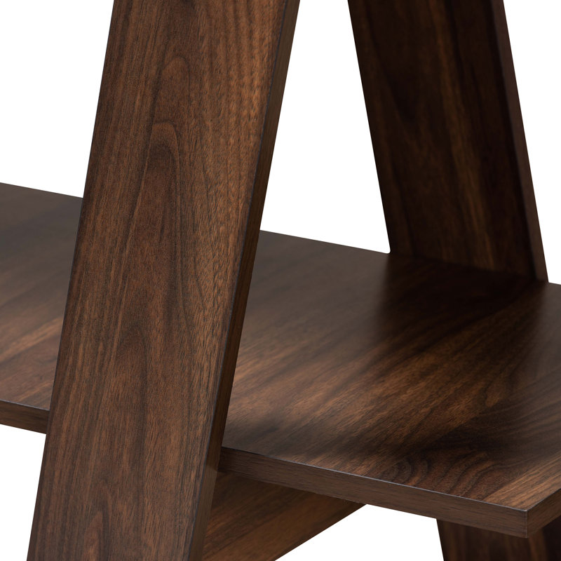 Étagère de salon en bois à 5 niveaux Hollen
