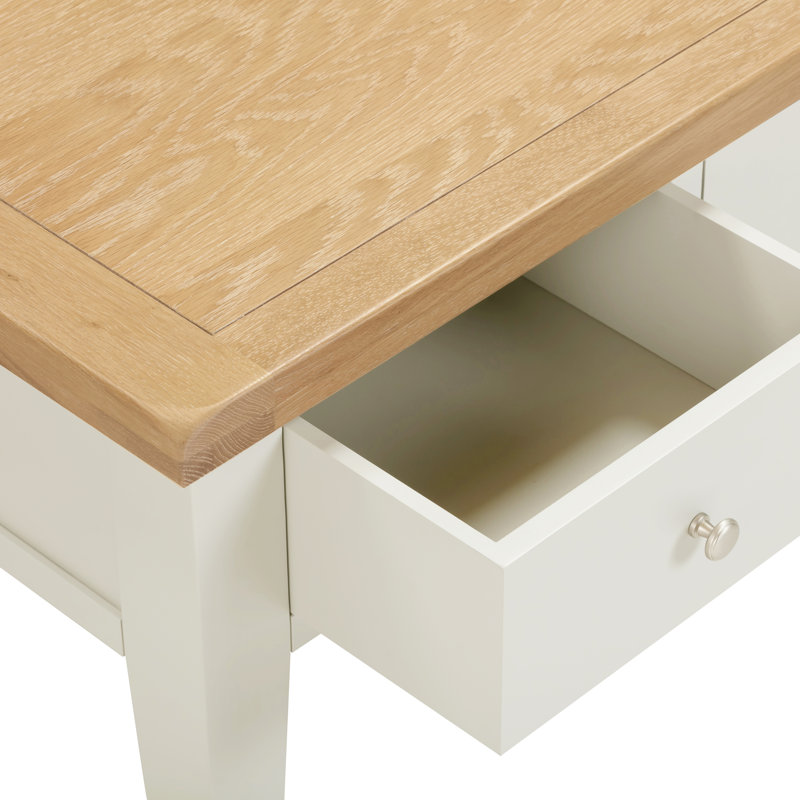 Windsor 2 Drawer Coffee Table, Ivory