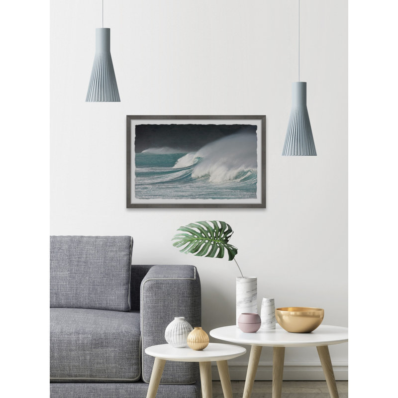 «Surfer's Dream Wave», reproduction encadrée, L 12 po x H 8 po