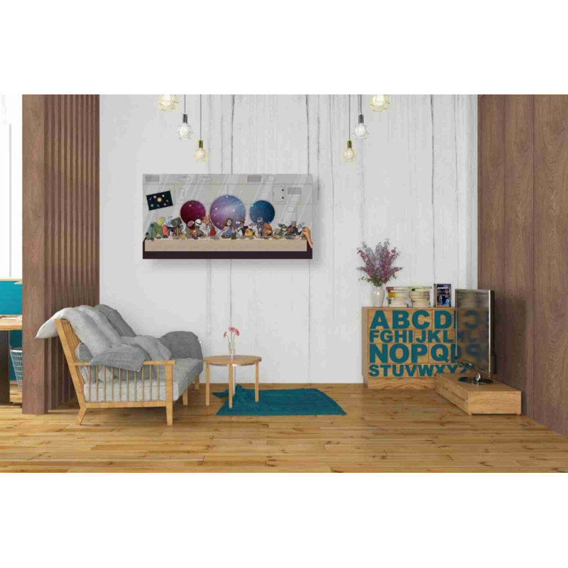 'The Robot's Last Supper' Canvas Wall Art, 20" H x 40" W x 1.25" D