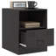 34.5cm W Steel Bedside Table-101281352