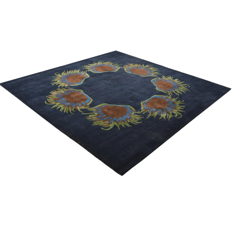 Tapis bleu marine Pharris 7 pi
