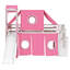 Lit mezzanine simple avec tente et tour, conception de château-772094390-772094388