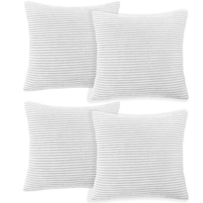 Striped Square Euro Cushion Cover