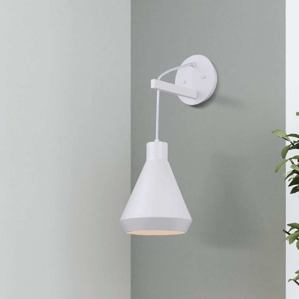Bertie Single Light Dimmable Armed Sconce